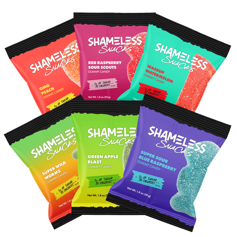 Shameless Snacks - Gummy Candy 6-Pack / Wassup Watermelon