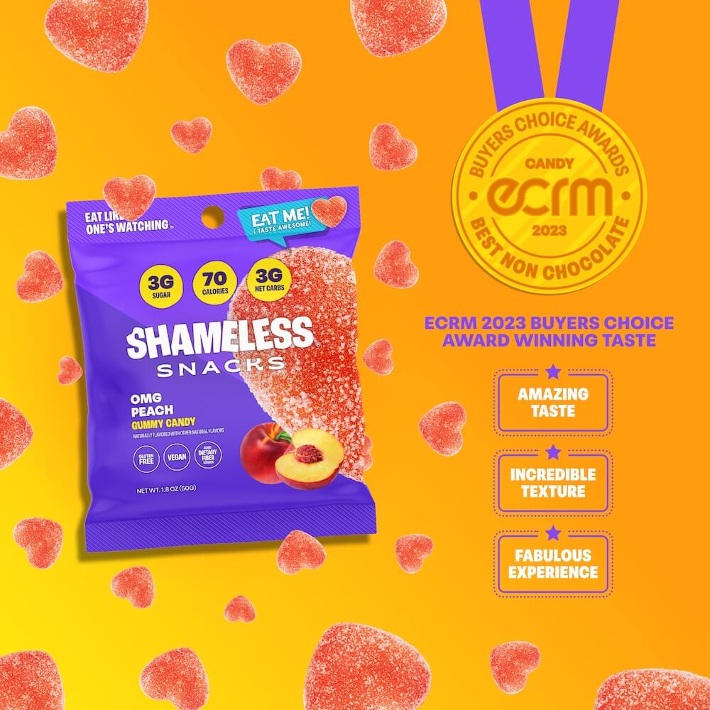 OMG Sour Peach Gummies