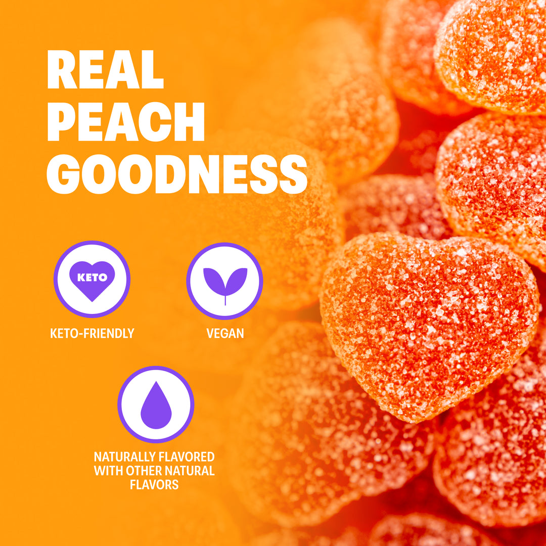 OMG Sour Peach Gummies
