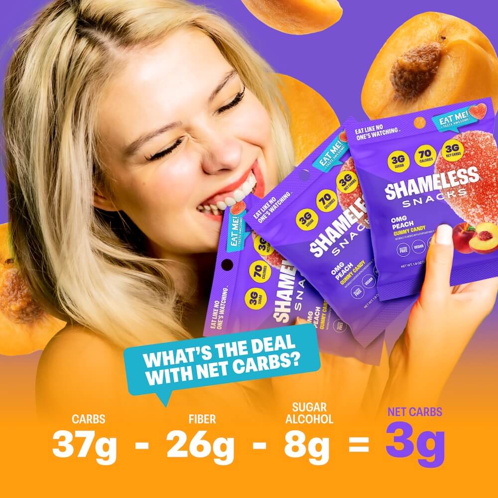 OMG Sour Peach Gummies