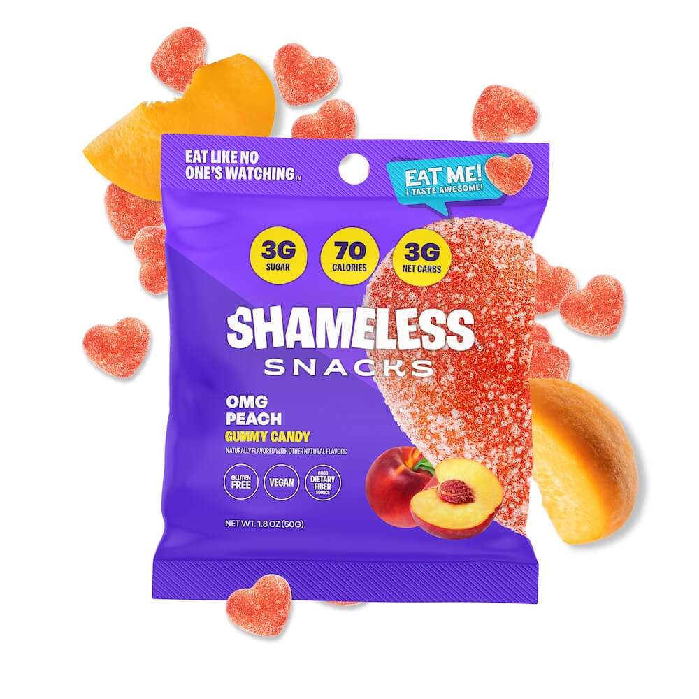 OMG Sour Peach Gummies