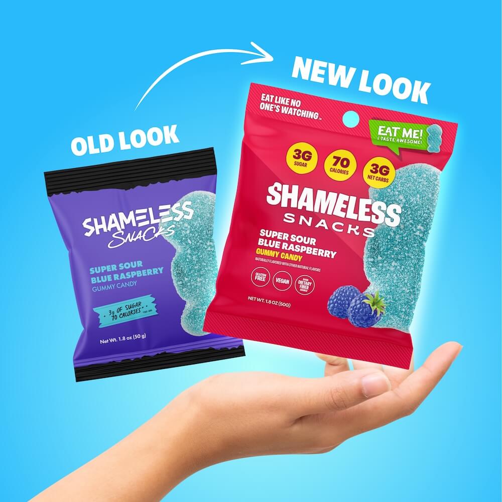 Shameless Rasberry Super Sour Blue Raspberry – Shameless Snacks