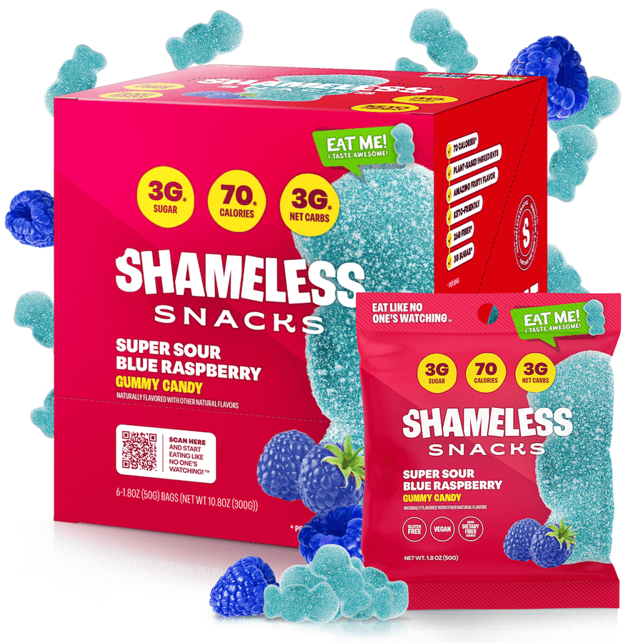Blue Raspberry Candy Box Super Sour Blue Raspberry – Shameless Snacks
