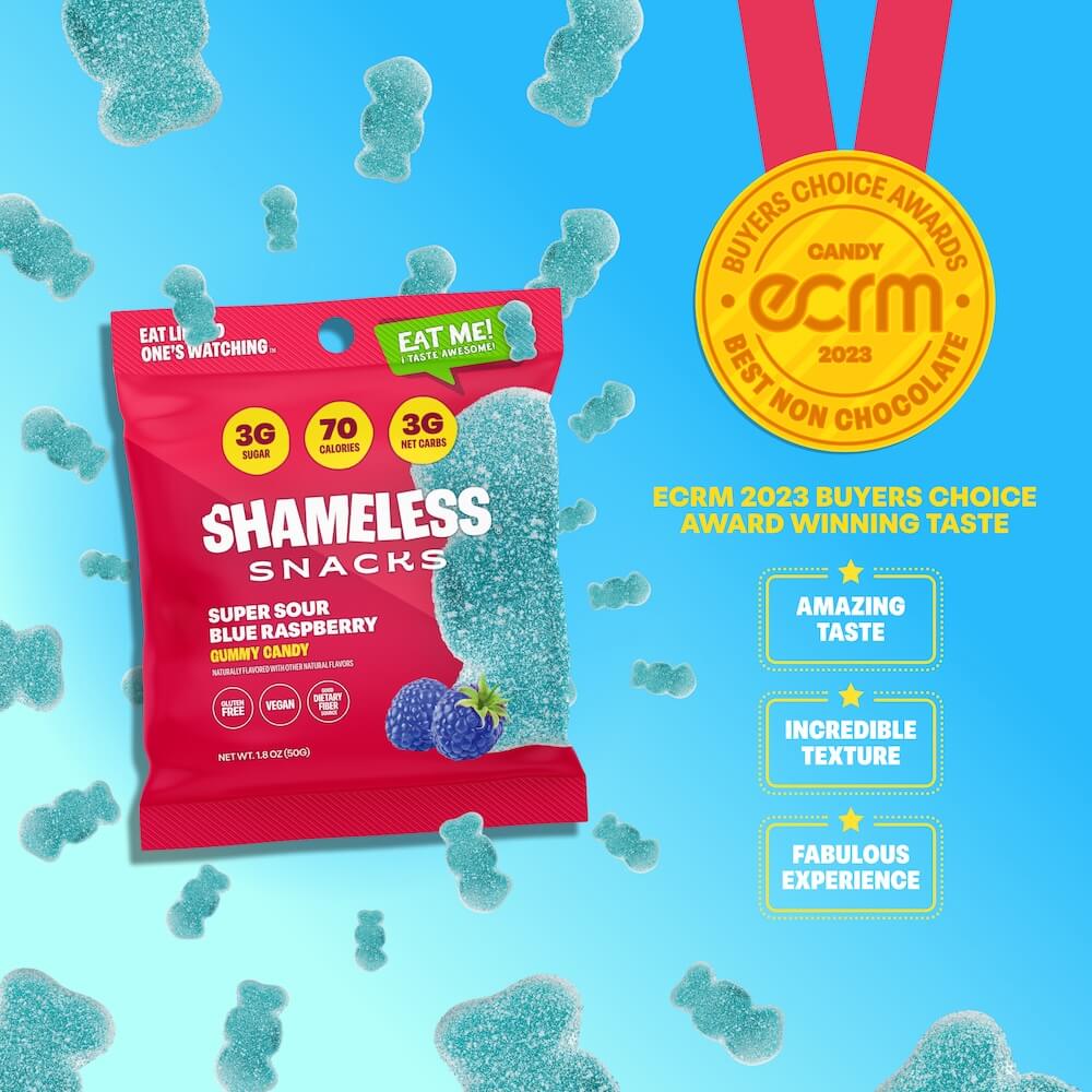 Sour Raspberry Chips Super Sour Blue Raspberry – Shameless Snacks