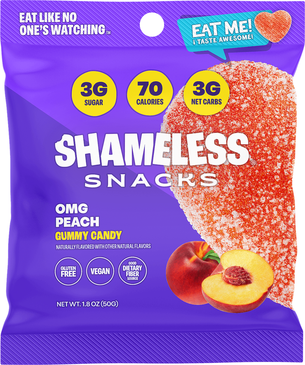 OMG Peach Gummies | Single Bag