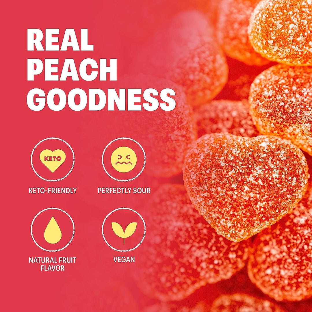 OMG Sour Peach Gummies