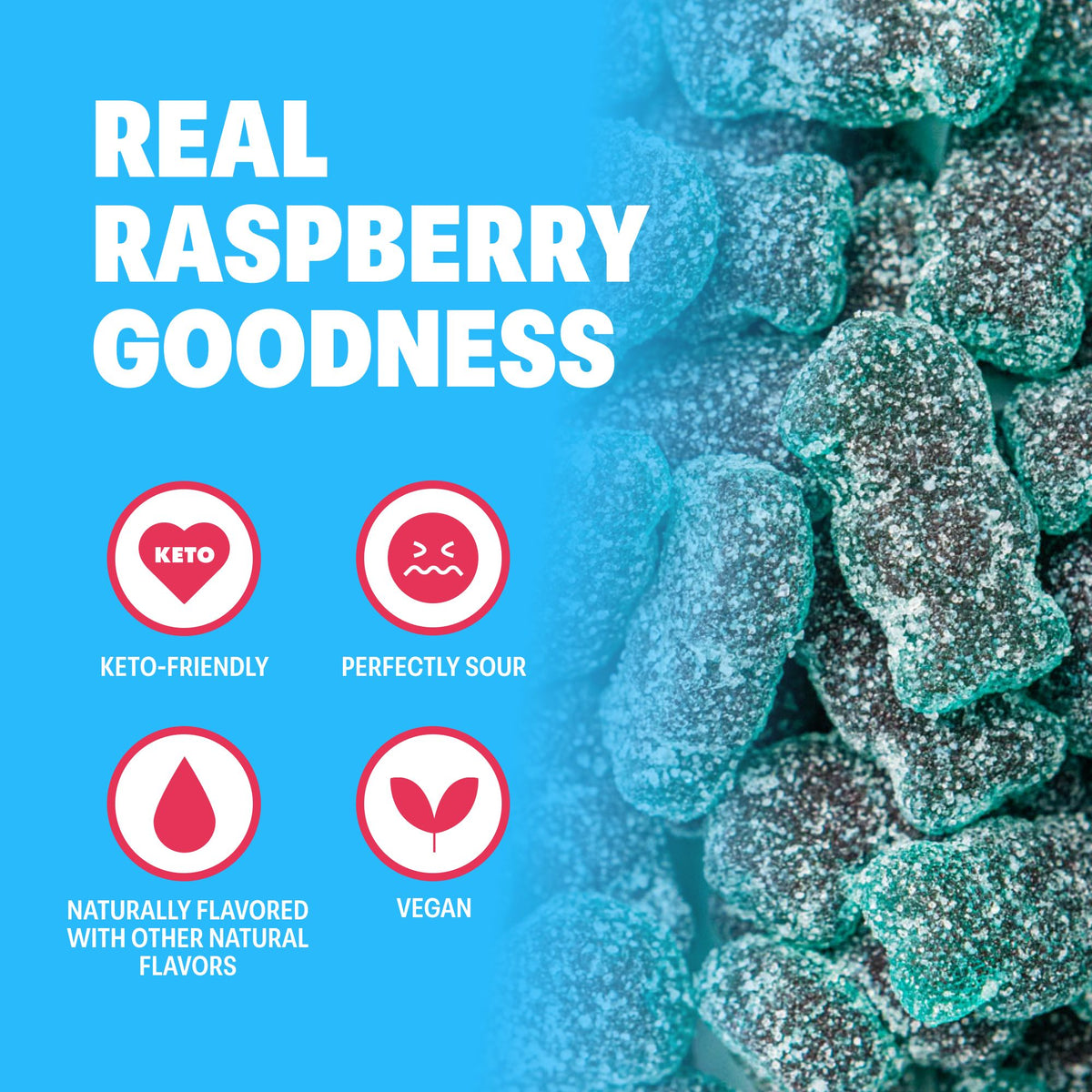 Super Sour Blue Raspberry – Shameless Snacks