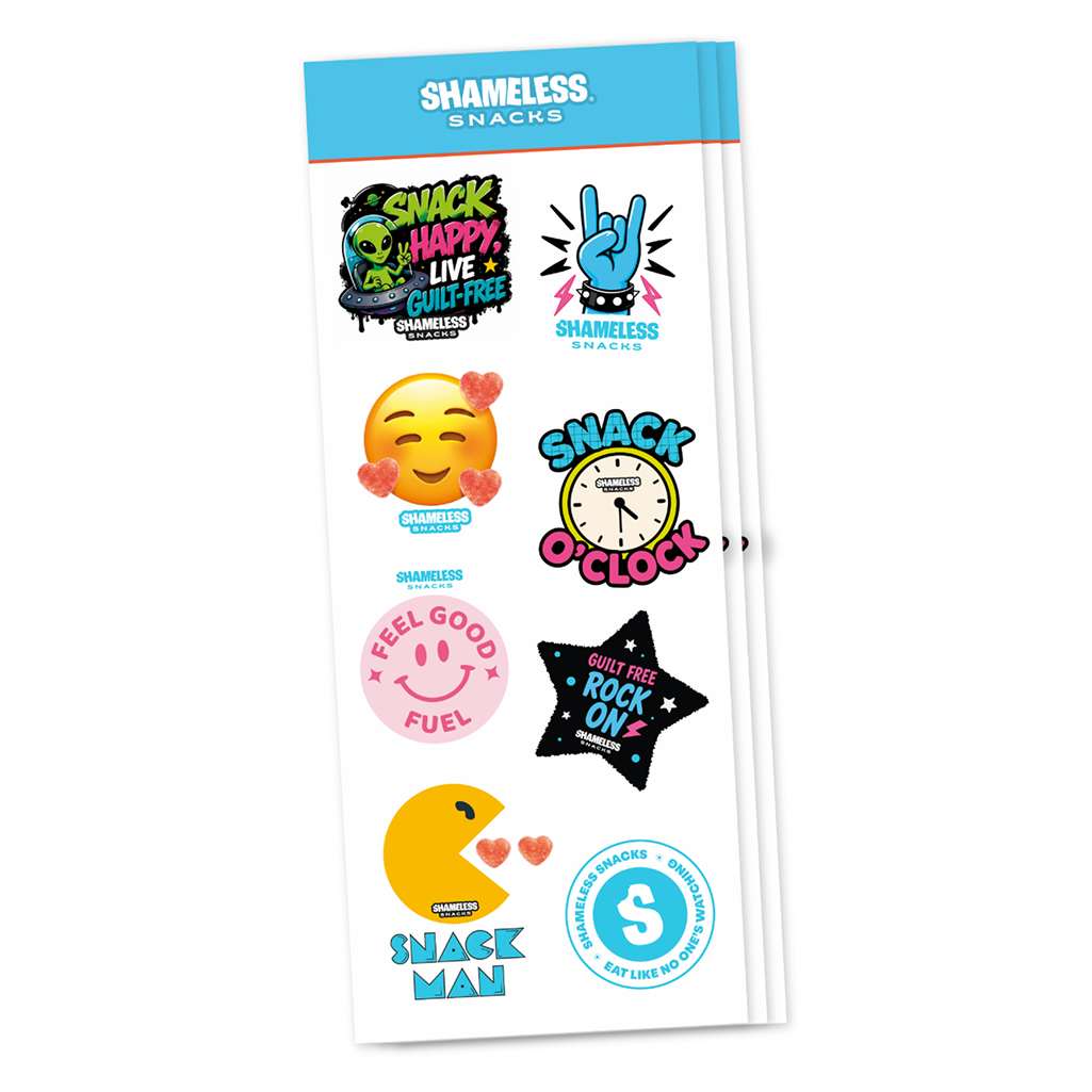 Shameless Gummy Stickers